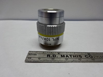 Microscope Part Objective Ernst Leitz Germany Npl 10X Infinity Optics