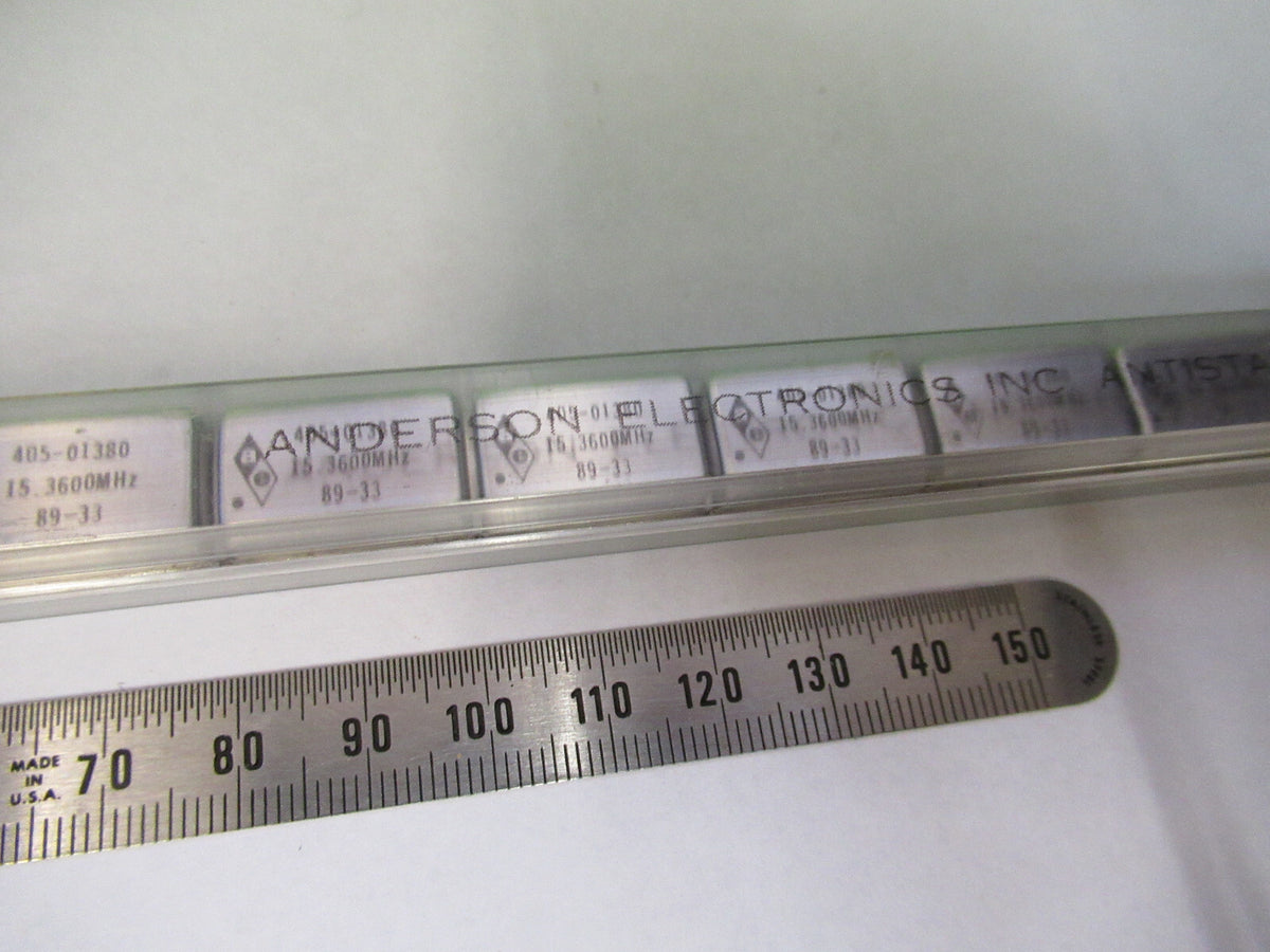 Lot 10 Ea Anderson Electronics Quartz Oscillator Frequency 15.36 MHz