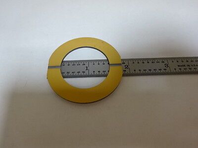 LARGE QUARTZ SINGLE CRYSTAL LOAD CELL PIEZOELECTRIC BLANK GOLD COAT PIEZO #AL-32