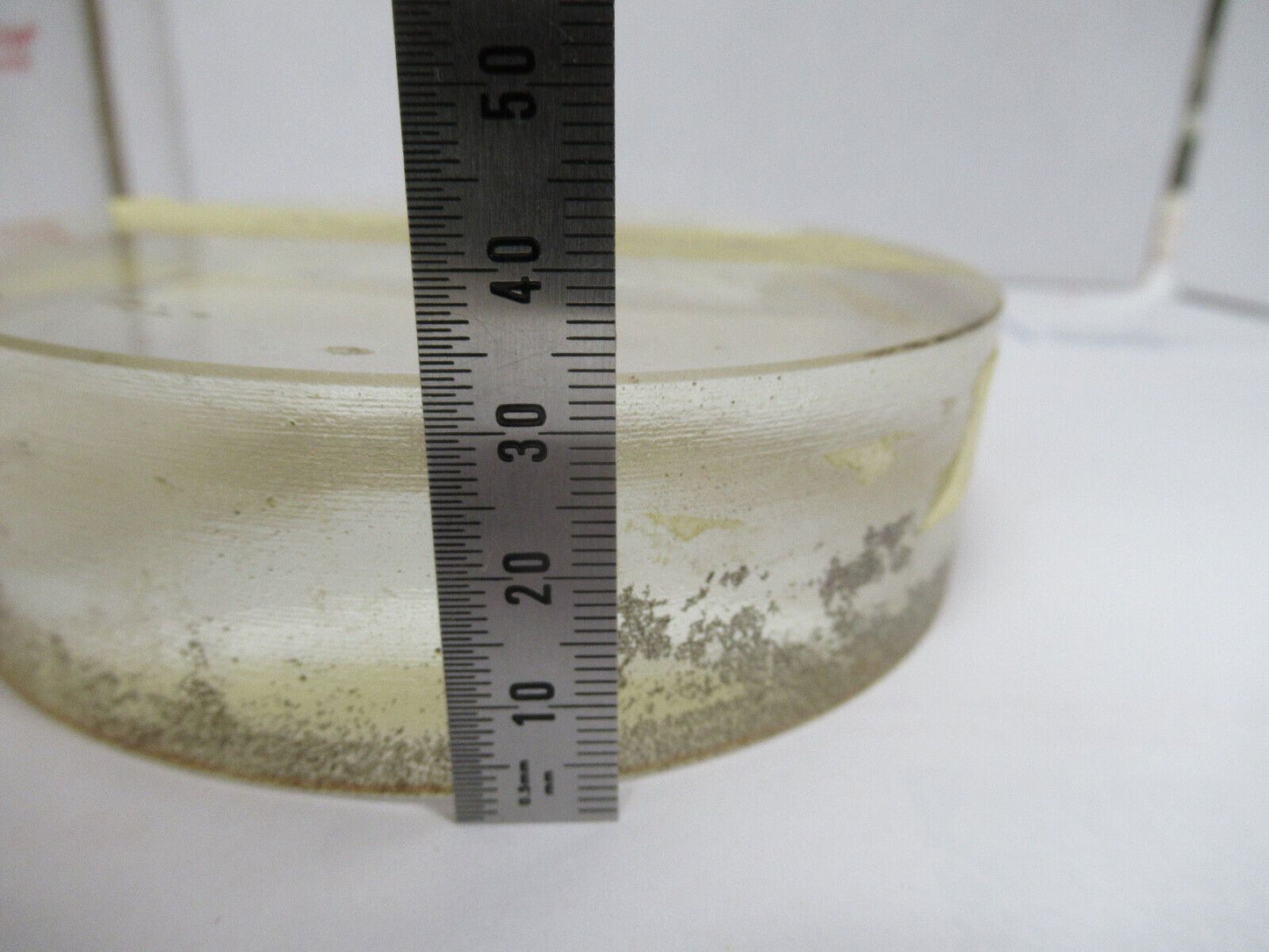 OPTICAL THICK GLASS LENS PREFORM PL-CC LASER OPTICS AS PICTURED W1-A-58