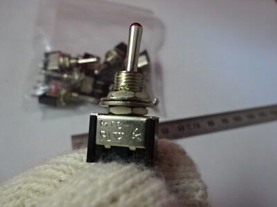 LOT 9 EA TEMPORARY SWITCH MINI TOGGLE 6A 125V NICE &6-A-21