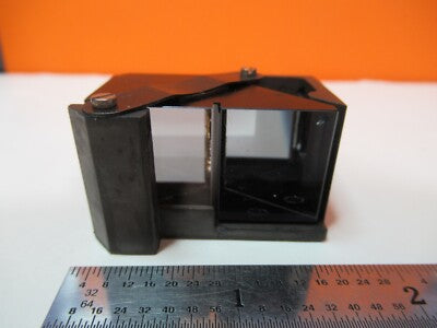 OPTICAL NIKON JAPAN GLASS PRISM OPTICS MICROSCOPE PART AS PICTURED &P7-A-39