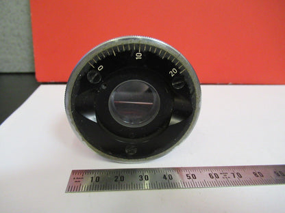 CARL ZEISS DEUTSCHLAND STANDARD-IRIS-ILLUMINATOR-MIKROSKOPTEIL WIE ABGEBILDET Q2-89