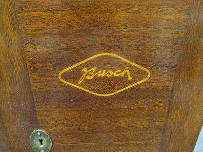 Empty Busch Germany Wood Cabinet Antique Microscope Part