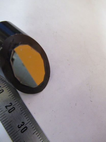 GAERTNER MOUNTED BEAM SPLITTER OPTICS MICROSCOPE PART AS PICTURED Y2-A-93