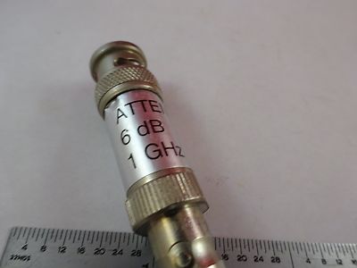 ATTENUATOR 6 dB 1 GHz RF MICROWAVE FREQUENCY BNC PART #M3-B-20