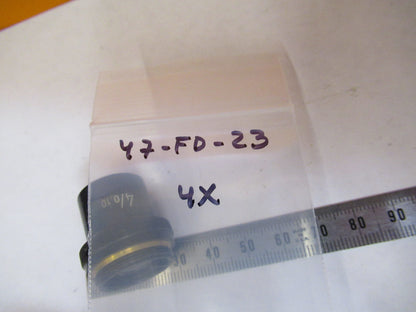 WILD HEERBRUGG M20 SWISS 4X LENS OBJECTIVE MICROSCOPE AS PICTURED 47-FD-23