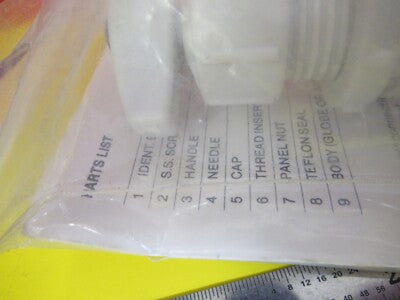 Marquest Needle Valve Plastic Chemical Resistance