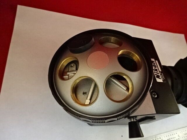 MICROSCOPE PART NIKON JAPAN METAPLAN VERTICAL ILLUMINATOR OPTICS  AS IS #N9-A-06