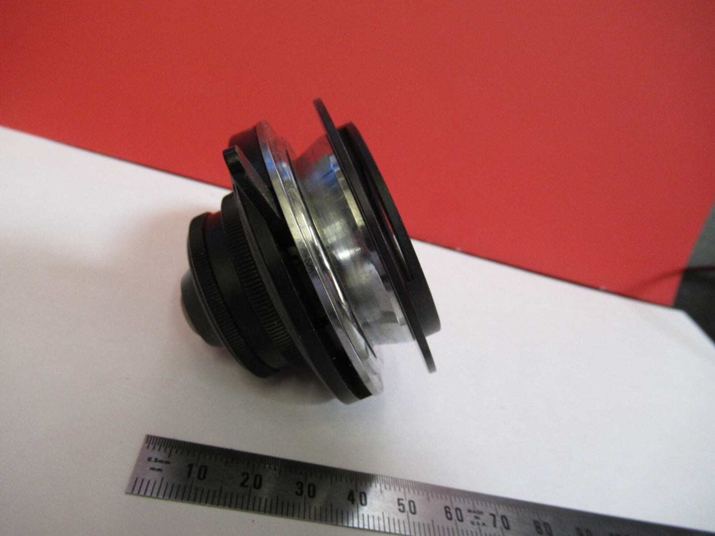 ANTIQUE AMERICAN OPTICS AO IRIS CONDENSER MICROSCOPE PART AS PICTURED Y5-A-02