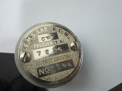 VINTAGE BLILEY BC3 FMC QUARZKRISTALL + ORIGINALBOX FREQUENZREGLER BIN#8C