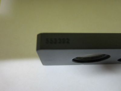 MICROSCOPE PART LEITZ GERMANY SLIDE FILTER 553392 OPTICS AS IS BIN#U2-B-25