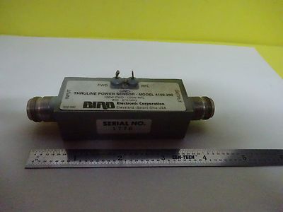 RF MICROWAVE FREQUENCY BIRD THRULINE POWER SENSOR 4169-290 AS IS BIN#X2-06