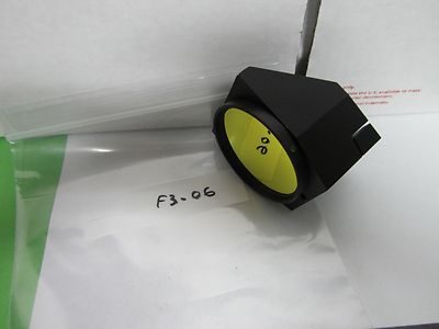 MICROSCOPE PART OPTICAL FILTER MOUNTED NICE OPTICS BIN#F3-06
