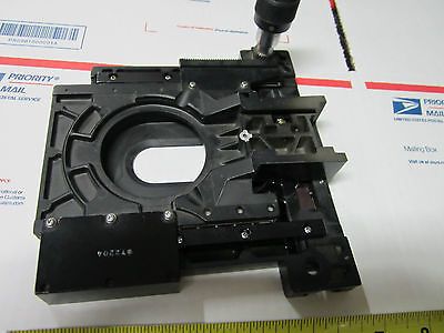 MICROSCOPE PART OLYMPUS JAPAN STAGE MICROMETER AS IS BIN#33