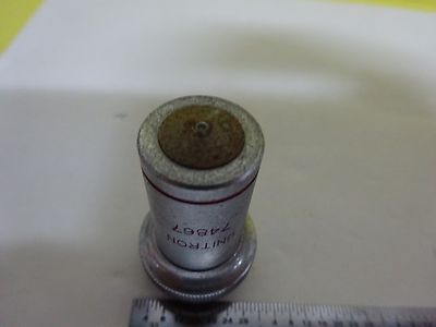 FOR PARTS MICROSCOPE PART OBJECTIVE 100X PHASE CONTRAST UNITRON AS IS BIN#W4-37