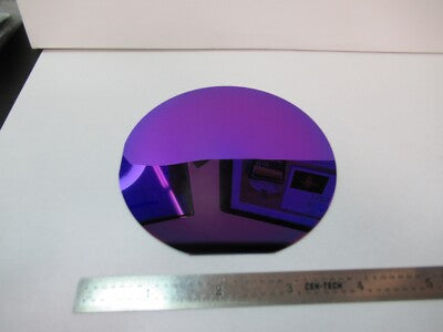 Very Nice Sapphire Wafer Single Crystal Platinum Coated