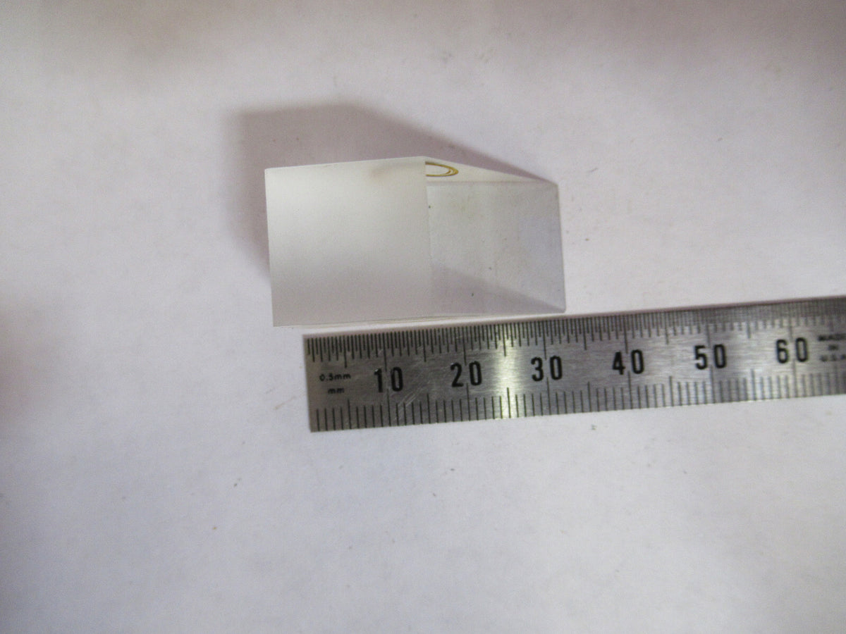 BAUSCH LOMB GLASS PRISM HEAD OPTICS MICROSCOPE PART AS PICTURED Y1-A-70