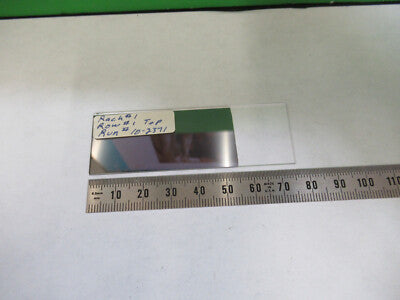 GLASS SLIDE COATED GERMANIUM THIN FILM 9,000 ANGSTROMS  AS PICTURED Z1-A-12