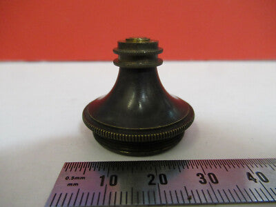 Antique Brass Nachet Objective France Microscope Part