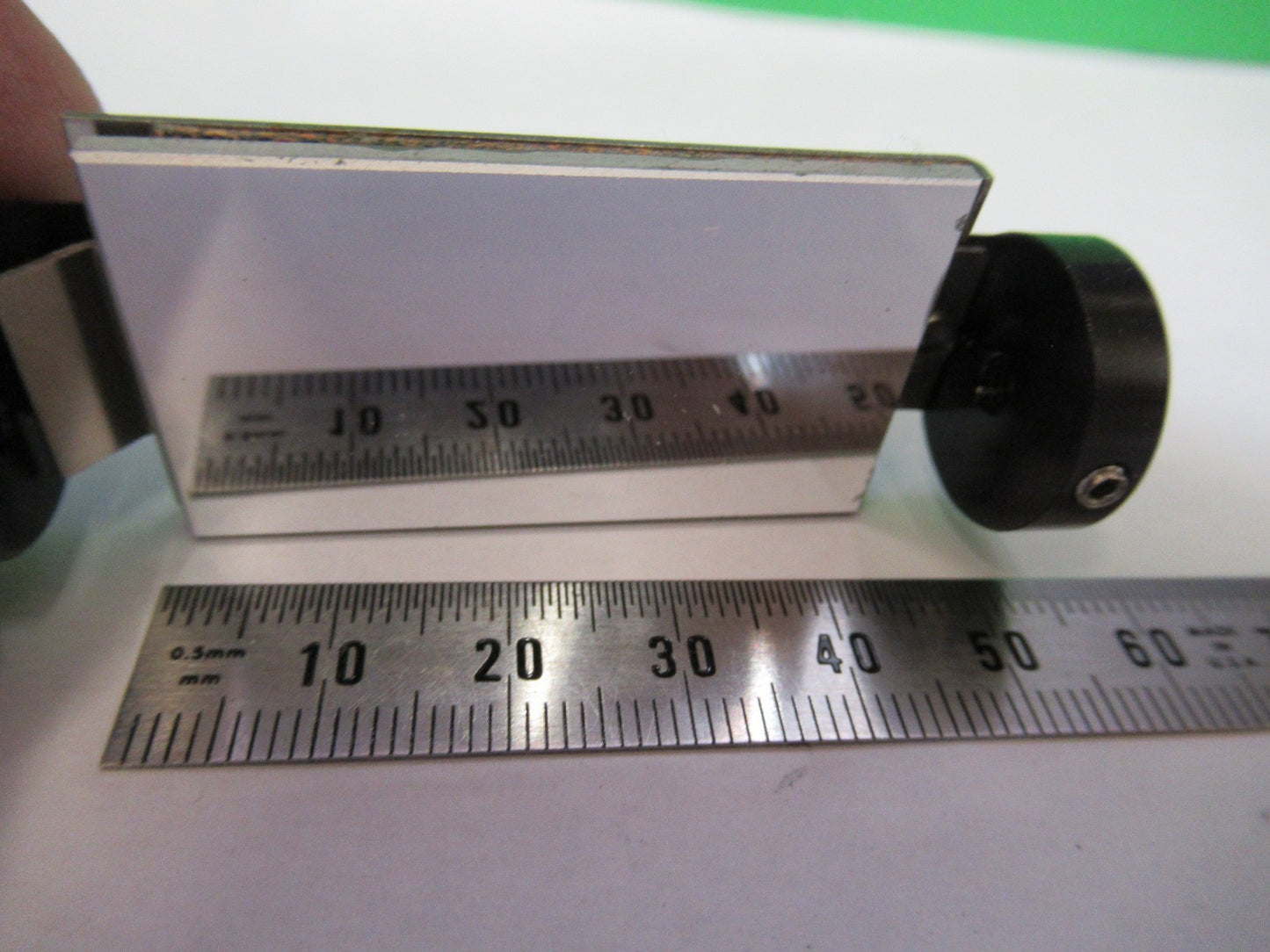 OPTICS OLYMPUS JAPAN FLAT MOUNTED MIRROR OPTICAL AS PICTURED T4-A-17