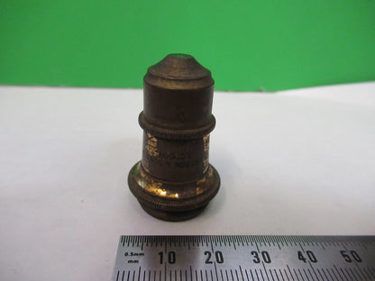 WATSON LONDON ANTIQUE BRASS OBJECTIVE MICROSCOPE PART AS PICTURED X6-A-91