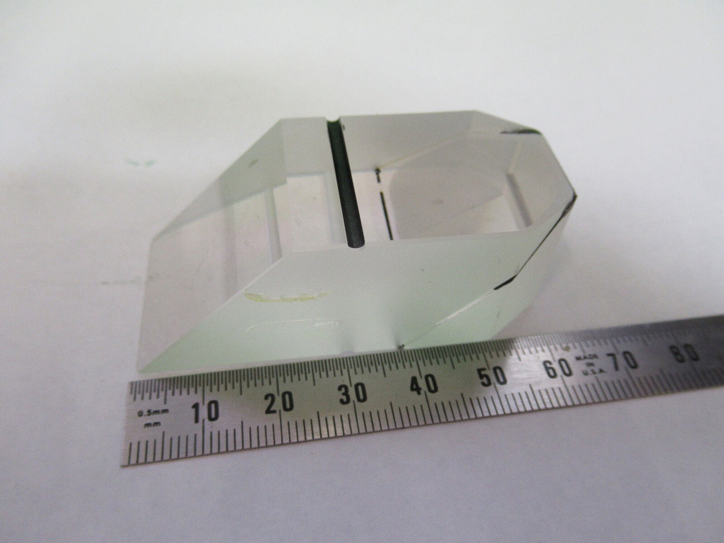 Nikon Japan Head Glass Prism Optics Microscope Part