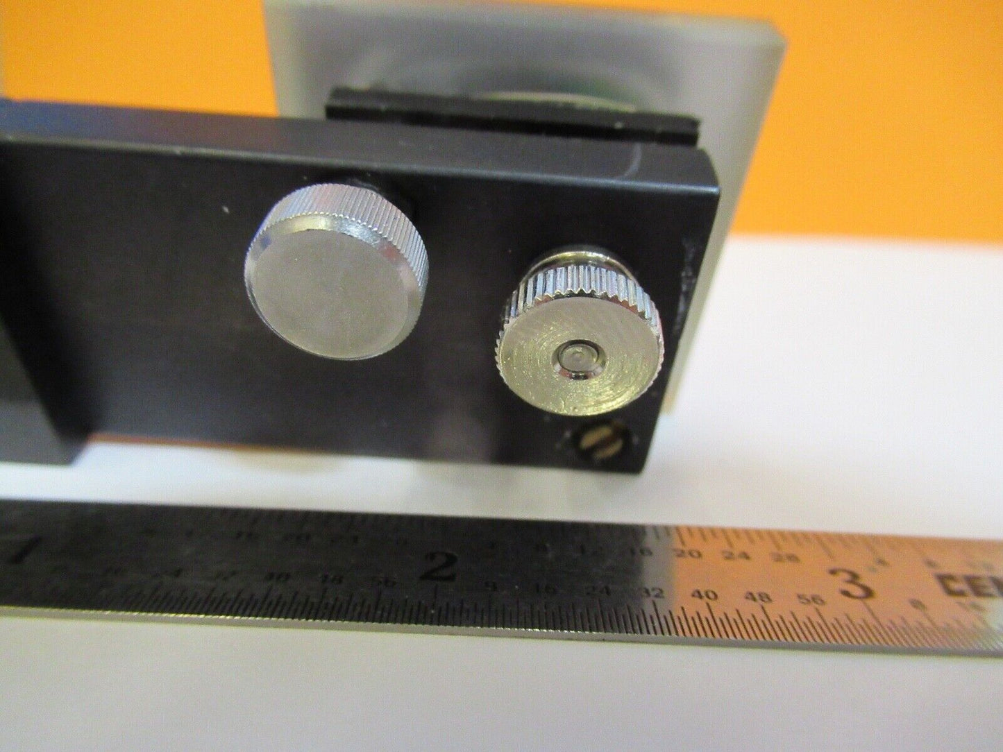 OLYMPUS JAPAN MOUNTED MIRROR PRO OPTICS MICROSCOPE PART AS PICTURED &A5-A-42