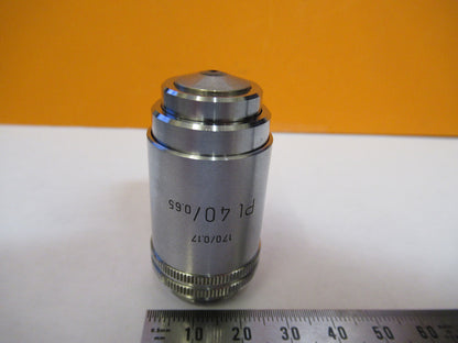 LEITZ WETZLAR 40X /170 OBJECTIVE LENS OPTIC MICROSCOPE PART AS PICTURED Y3-A-84