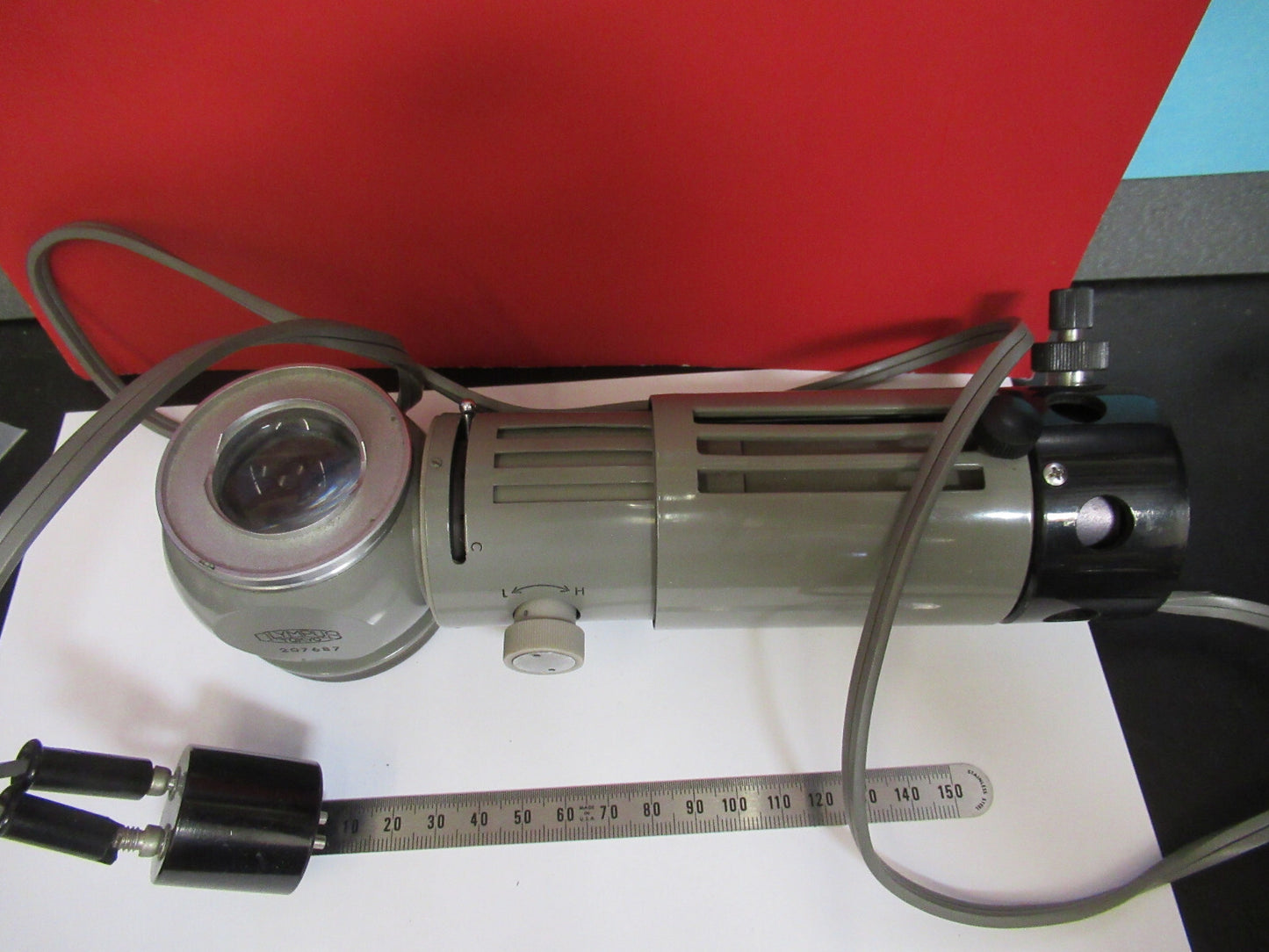 OLYMPUS JAPAN VERTICAL ILLUMINATOR RARE MICROSCOPE PART AS PICTURED S3-B-55