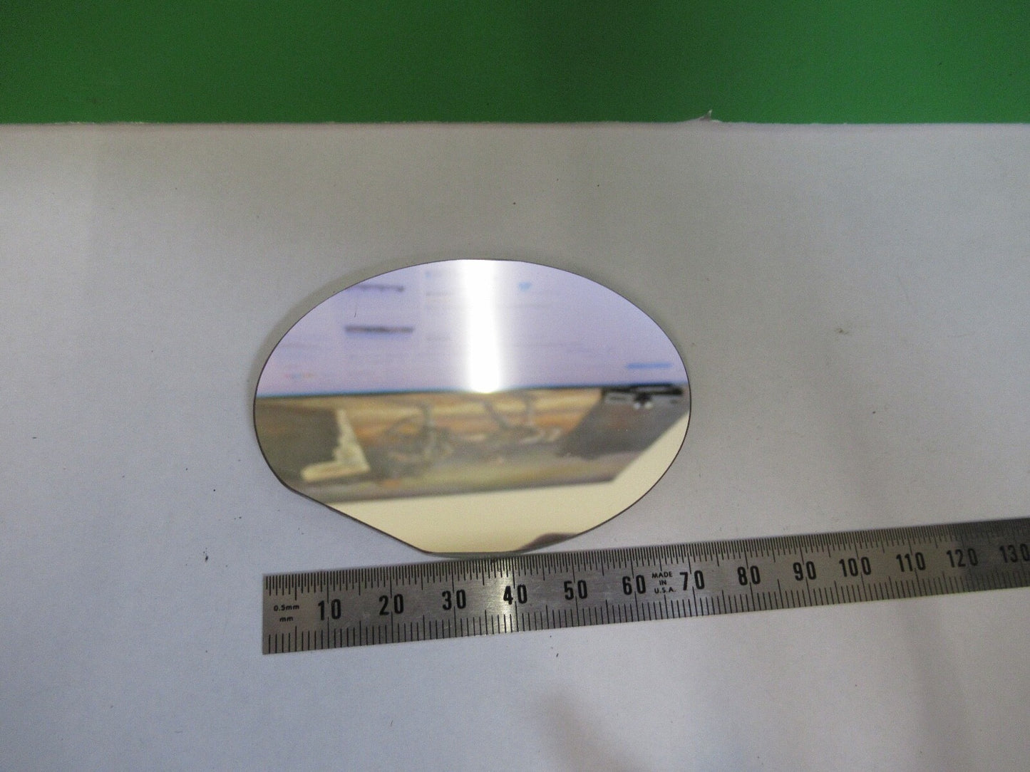 OPTICAL MIL SPEC MIRROR FLAT LASER OPTICS  AS PICTURED 18-FT-33