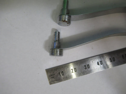 BAUSCH LOMB  PAIR CLIPS STAGE MICROSCOPE PART AS PICTURED #S9-B-67