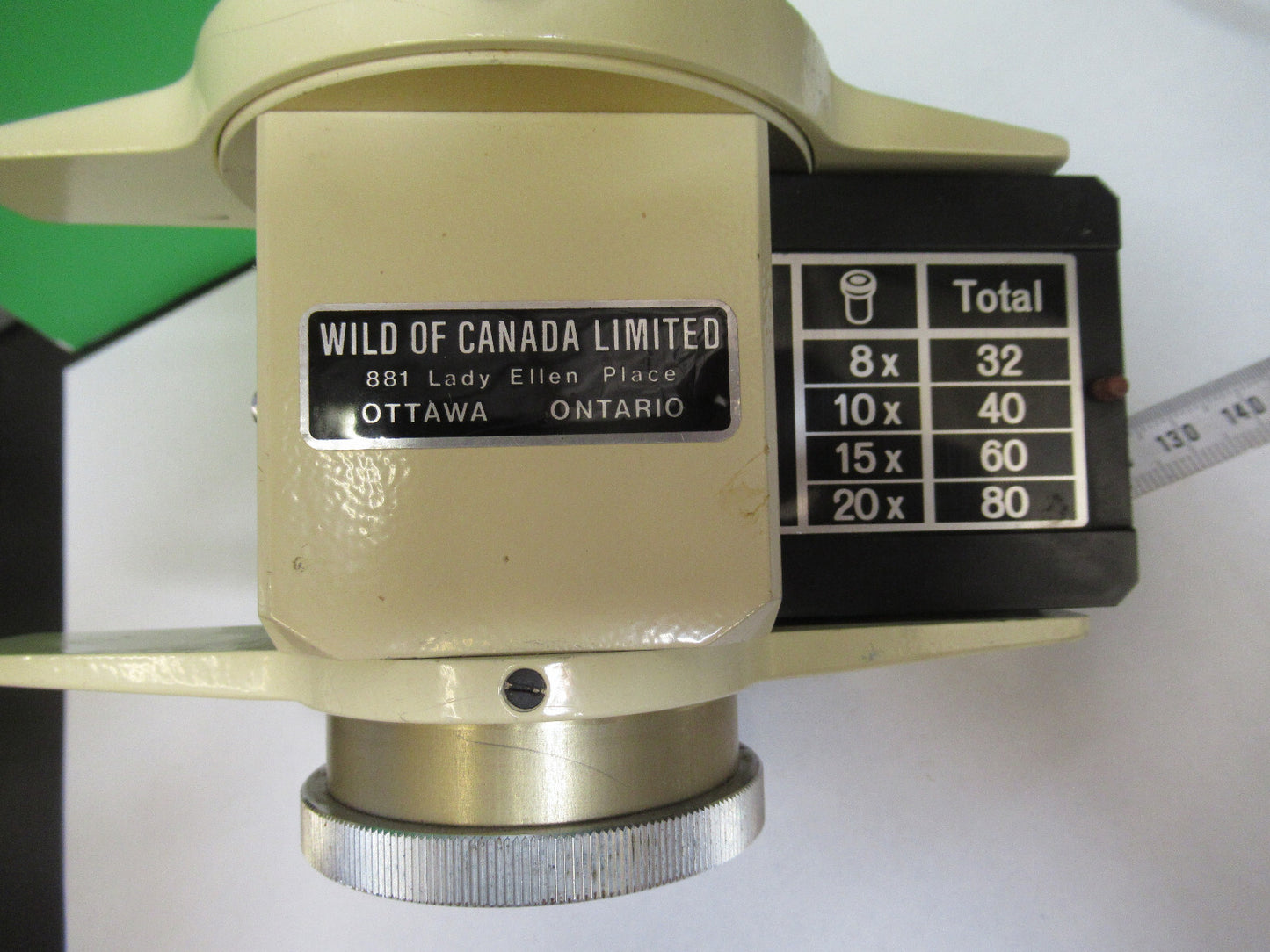 Wild M4 Stereo Magnification Microscope Part