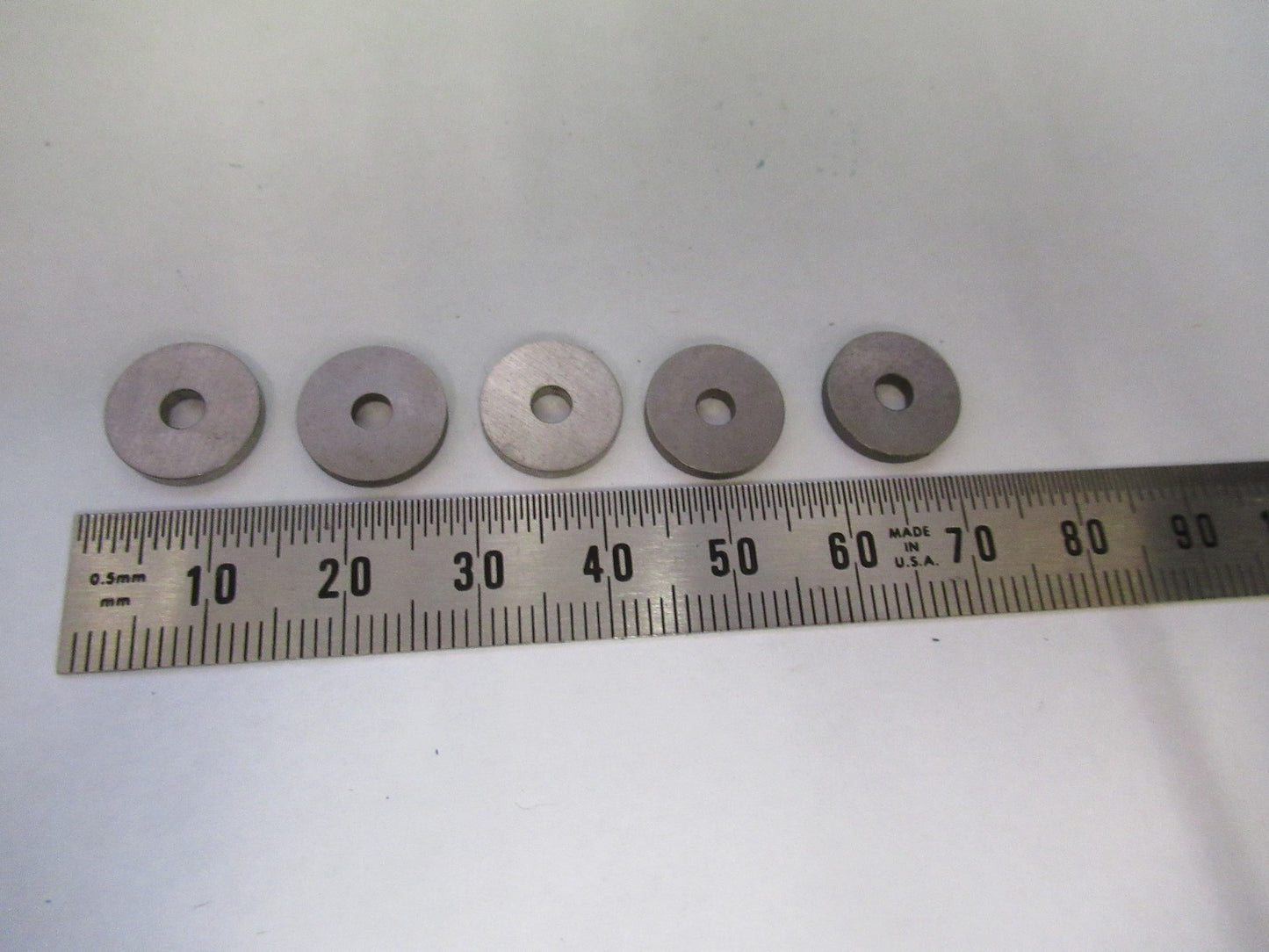 TUNGSTEN ALLOY WASHERS RARE HEAVY METAL WOLFRAM 15gr AS PICTURED V3-A-14