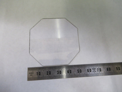 OPTICAL GLASS RETICLE CROSSHAIR PATTERN MICROSCOPE PART AS PICTURED U8-A-63