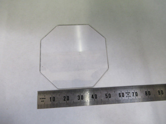 OPTICAL GLASS RETICLE CROSSHAIR PATTERN MICROSCOPE PART AS PICTURED U8-A-63