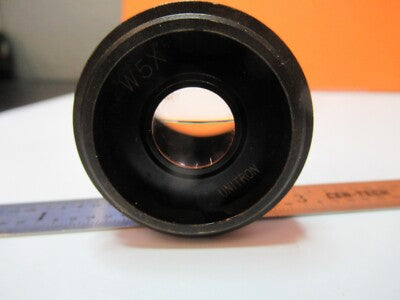UNITRON JAPAN W5X EYEPIECE OCULAR OPTICS MICROSCOPE PART AS PICTURED &W8-A-22