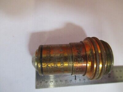 ANTIQUE BAUSCH LOMB 97X 1.9mm OBJECTIVE MICROSCOPE PART AS PICTURED &7B-B-10