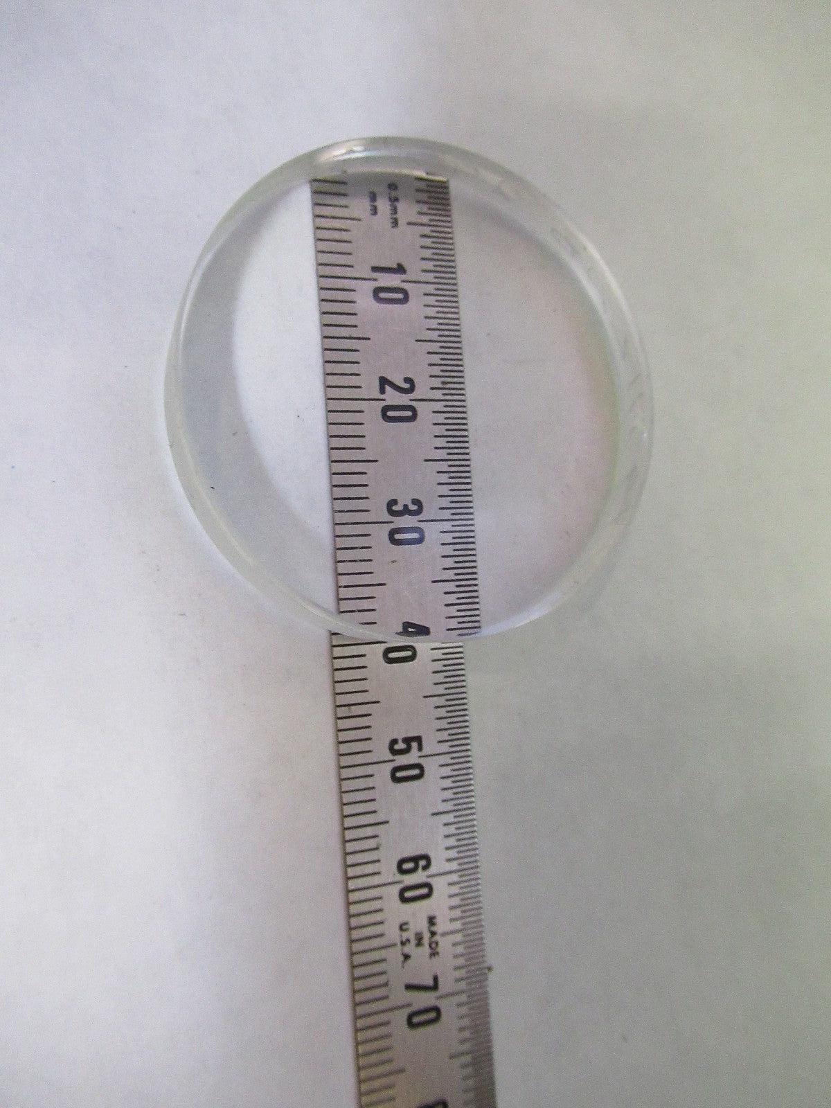 OPTICAL GLASS ACHROMAT LENS 300mm FL 40 DIA LASER OPTICS AS PICTURED U8-A-122