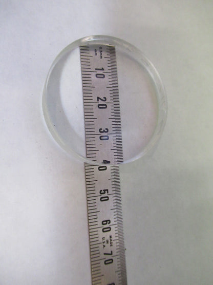OPTICAL GLASS ACHROMAT LENS 300mm FL 40 DIA LASER OPTICS AS PICTURED U8-A-122