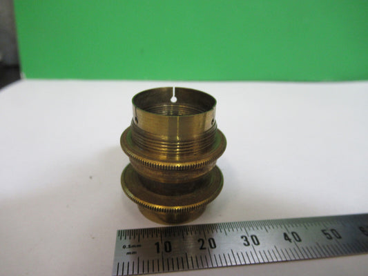 Antique James Parkes Objective Brass Assem Microscope Part