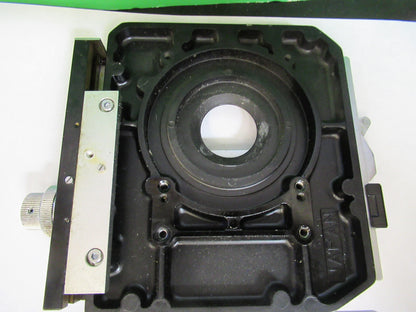 OLYMPUS JAPAN XY STAGE TABLE CLIPS MICROSCOPE PART AS PICTURED X4-A-25