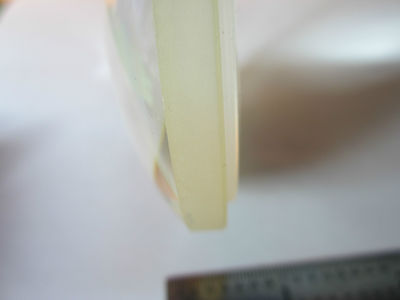 Optical Convex Lens Made with Weird Yellow Tint Glass Laser Optics