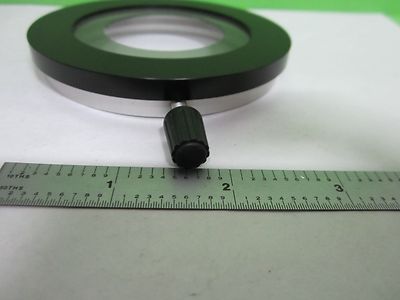 MICROSCOPE PART POLARIZER OLYMPUS POL V-R016 OPTICS BIN#25-14-19