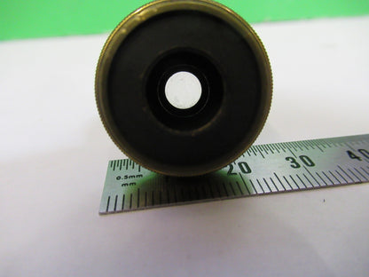 ANTIQUE BRASS OBJECTIVE CARL ZEISS 1900 RARE OPTICS MICROSCOPE PART W3-C-33