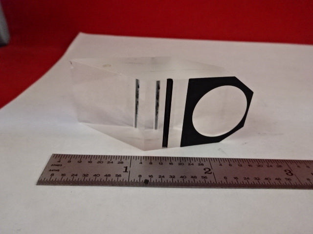 Microscope Part Nikon Japan Glass Prism [chipped] Optics