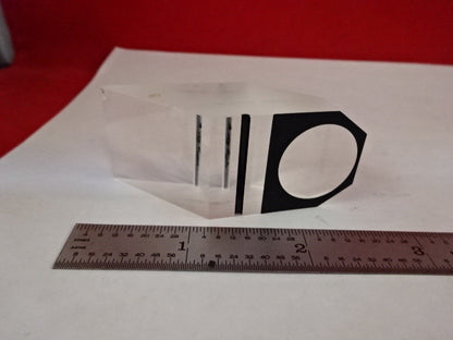 Microscope Part Nikon Japan Glass Prism [chipped] Optics