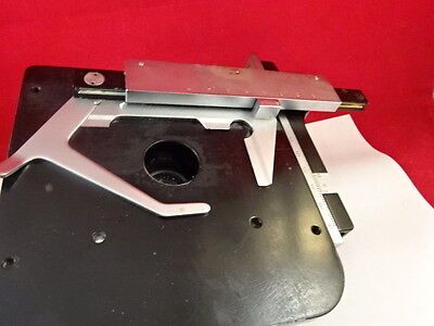 MICROSCOPE PART LEITZ GERMANY SM-LUX TABLE STAGE + CONDENSER  AS IS B#P2-A-99