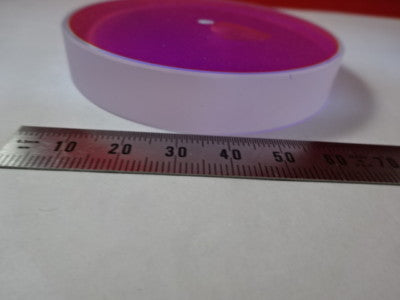 Optical Flat Fused silica 3" Dia Dichroic Mirror Hollowed Laser Optics