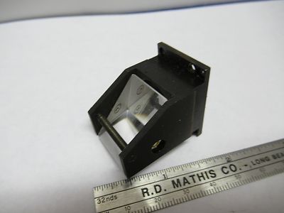 Antique Vintage Bausch & Lomb Mounted Prism Microscope Optics